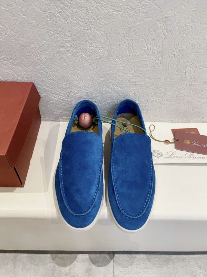 Replica Loro Piana Men's Summer Walk Loafers Suede Loafer #3194