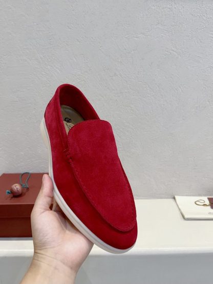 Replica Loro Piana Men's Summer Walk Loafers Suede Loafer #3182 - Image 4