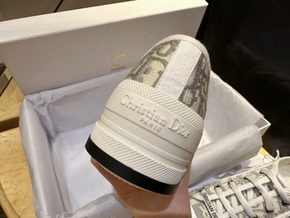 Replica Dior Walk'n'Dior Platform Sneaker Grey For Women 2024 #3325 - Image 11