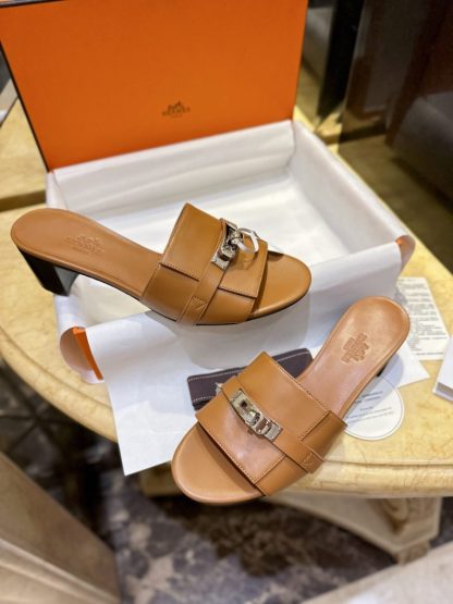 Replica Hermes Women's GIGI 50 Sandal Naturel CalfSkin #3335 - Image 13