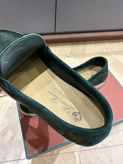 Replica Loro Piana Summer Charms Walk Moccasin Women's Suede Loafer #3176 - Image 5