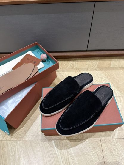 Replica Loro Piana Babouche Walk Loafers Men Suede Shoes #3252 - Image 2