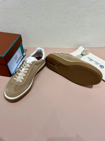 Replica Loro Piana Tennis Walk Sneakers Calfskin Suede #3212 - Image 6