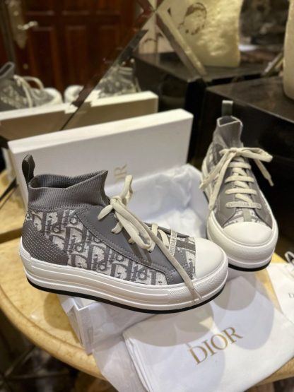 Replica Dior Walk'n'Dior Gray Sneaker For Women 2024 #3327 - Image 9