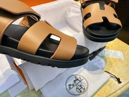 Replica Hermes Women's Chypre Sandal Classic CalfSkin #3331 - Image 7