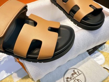 Replica Hermes Women's Chypre Sandal Classic CalfSkin #3331 - Image 10