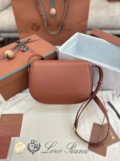 Replica Loro Piana Small Ghiera bag Calfskin #3082 - Image 4