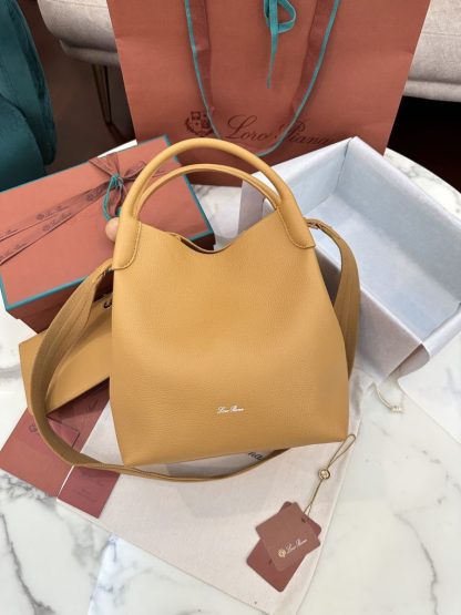 Replica Loro Piana Large Bale bag Calfskin #3042 - Image 2