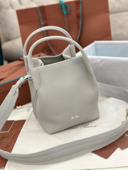 Replica Loro Piana Small Bale bag Calfskin #3037 - Image 9