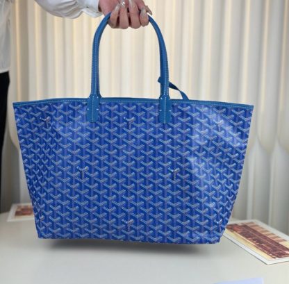 Replica Goyard Saint Louis PM Bag Tote Bags Sky Blue #3356 - Image 10