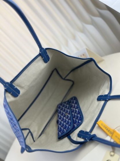 Replica Goyard Saint Louis PM Bag Tote Bags Sky Blue #3356 - Image 13