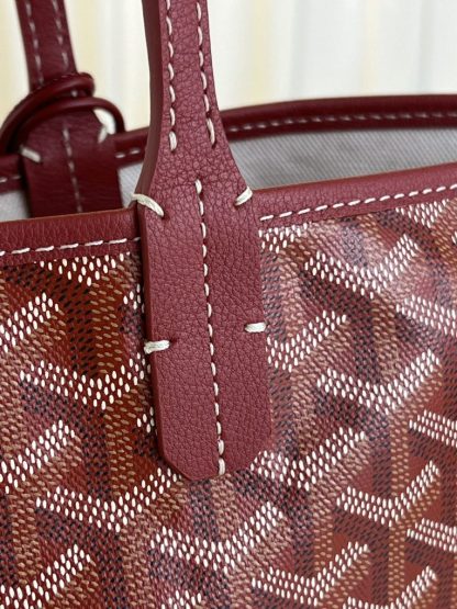 Replica Goyard Saint Louis PM Bag Tote Bags Red #3355 - Image 8