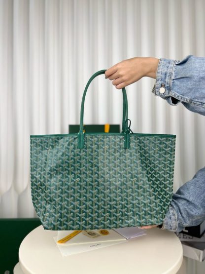 Replica Goyard Saint Louis PM Bag Tote Bags Green #3358 - Image 5