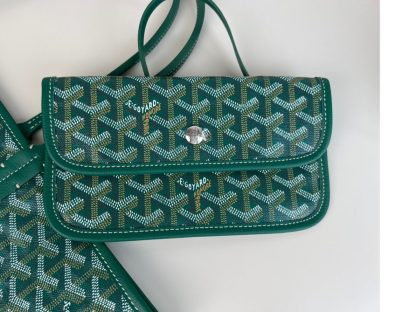 Replica Goyard Saint Louis PM Bag Tote Bags Green #3358 - Image 14