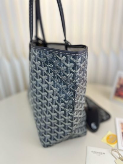 Replica Goyard Saint Louis PM Bag Tote Bags Grey #3361 - Image 24