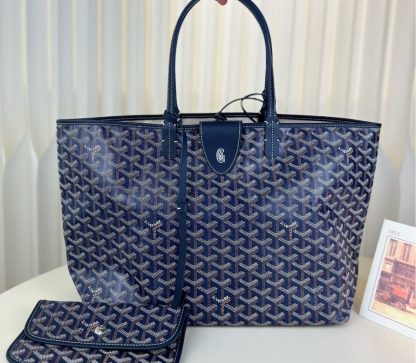 Replica Goyard Saint Louis PM Bag Tote Bags Navy Blue #3362