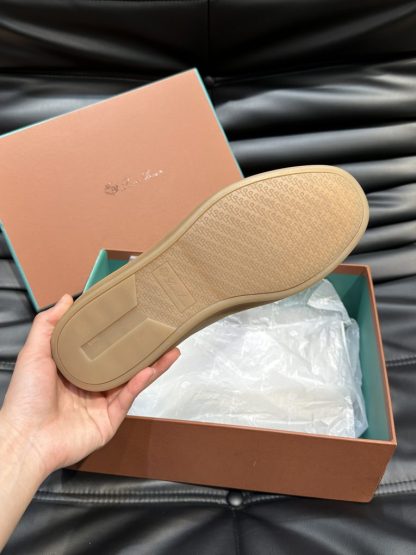 Replica Loro Piana Tennis Walk Sneakers Calfskin Suede #3237 - Image 4