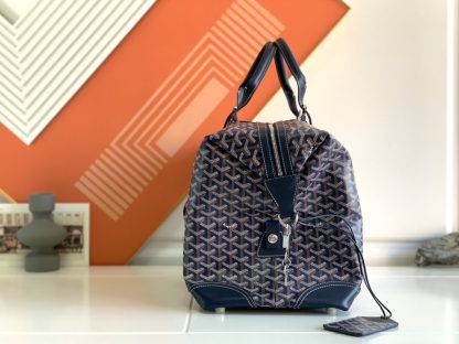 Replica Goyard Bowling 45 bag Travel Bag Navy Blue #3455 - Image 7
