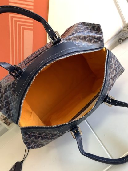 Replica Goyard Bowling 45 bag Travel Bag Navy Blue #3455 - Image 2