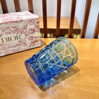 Replica Dior Water Glass 7 Colors crystal Cups Aquamarine #3466 - Image 2