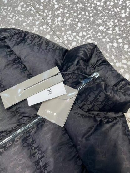 Replica Dior Oblique Down Jacket Black Technical Jacquard #3397 - Image 5