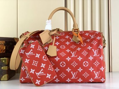 Replica Louis Vuitton Speedy P9 Bandoulière 40 M24420 Red #3583