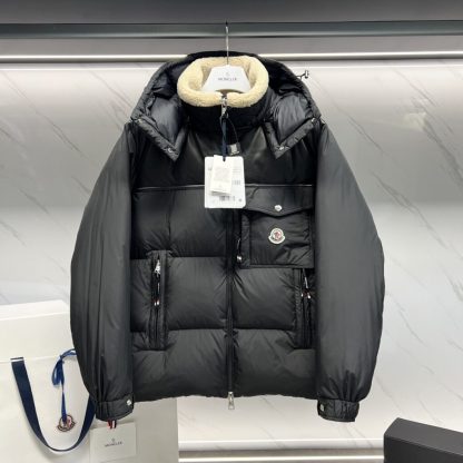 Replica Moncler BRAYE SHORT DOWN JACKET BLACK #3550 - Image 2