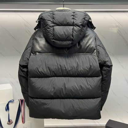 Replica Moncler BRAYE SHORT DOWN JACKET BLACK #3550 - Image 7