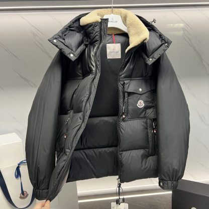 Replica Moncler BRAYE SHORT DOWN JACKET BLACK #3550 - Image 5