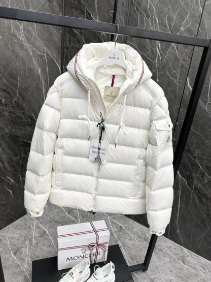 Replica Moncler PAVIN Short Down Jacket Outerwear White #3557 - Image 2