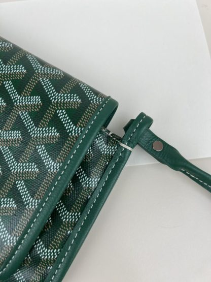 Replica Goyard Plumet Pocket Wallet Strap Bags Green #3385 - Image 7