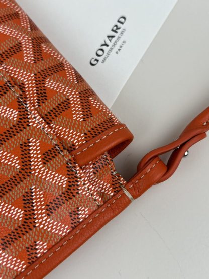 Replica Goyard Plumet Pocket Wallet Strap Bag Orange #3408 - Image 8