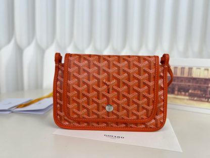 Replica Goyard Plumet Pocket Wallet Strap Bags Orange #3389 - Image 7