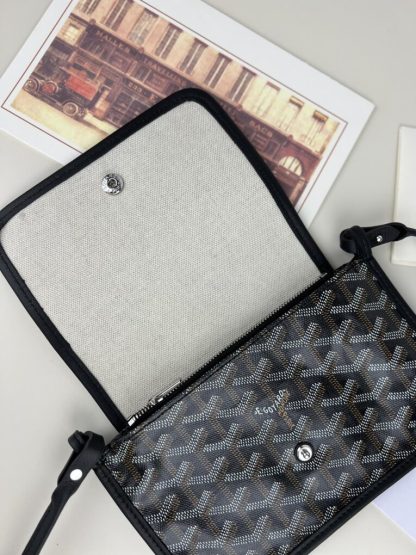 Replica Goyard Plumet Pocket Wallet Black Strap Bags #3383 - Image 16