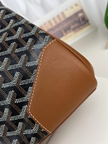 Replica Goyard Saïgon tote bag Black & Tan #3421 - Image 6
