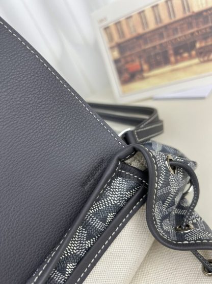 Replica Goyard Alpin Mini Backpack Strap Bag Grey #3413 - Image 6