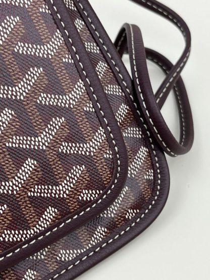 Replica Goyard Plumet Pocket Wallet Strap Bags Burgundy #3386 - Image 7