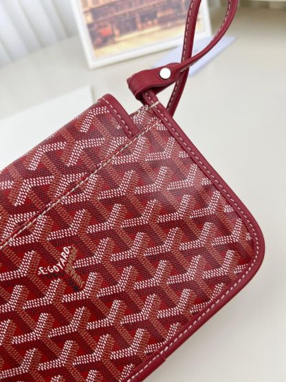 Replica Goyard Plumet Pocket Wallet Strap Bag Red #3406 - Image 16