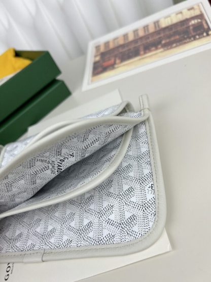 Replica Goyard Plumet Pocket Wallet Strap Bags White #3388 - Image 15