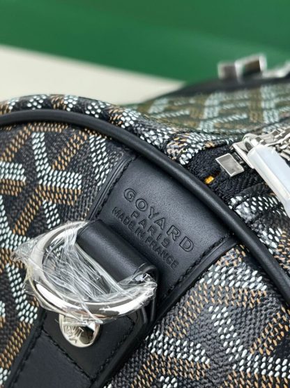 Replica Goyard Boston 45 bag Travel Bags Black #3365 - Image 6