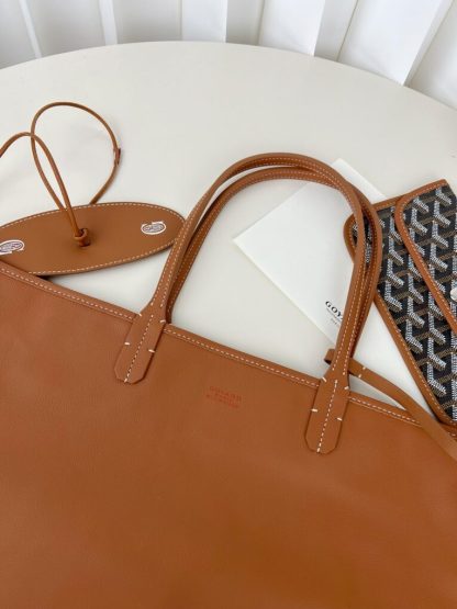 Replica Goyard Anjou GM Bag Black and Tan Tote #3369 - Image 16