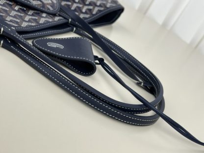 Replica Goyard Anjou GM Bag Navy Blue Tote #3371 - Image 8