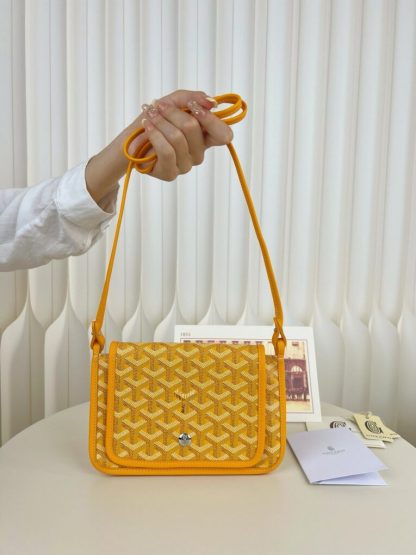 Replica Goyard Plumet Pocket Wallet Strap Bag Yellow #3409 - Image 15