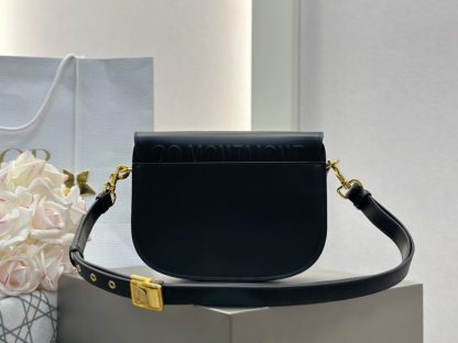 Replica Dior Medium Dior Bobby Bag Black Box Calfskin #3487 - Image 13