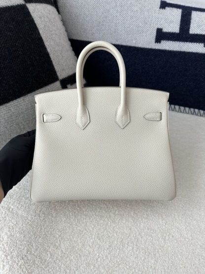Replica Hermes Birkin 25cm CC10 Carie Handmade Hand Stitching Togo Gold Hardware #3505 - Image 10
