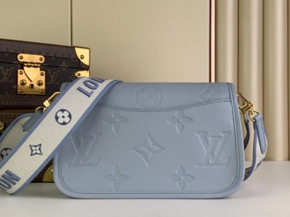 Replica Louis Vuitton Diane Satchel Bag M46846 Blue Hour #3677 - Image 8