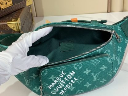 Replica Louis Vuitton Rush Bumbag Men's Green Bag M12867 #3729 - Image 7