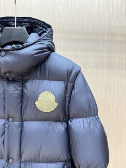 Replica Moncler Men's CYCLONE 2-IN-1 DOWN JACKET DARK BLUE 2024 #3748 - Image 8