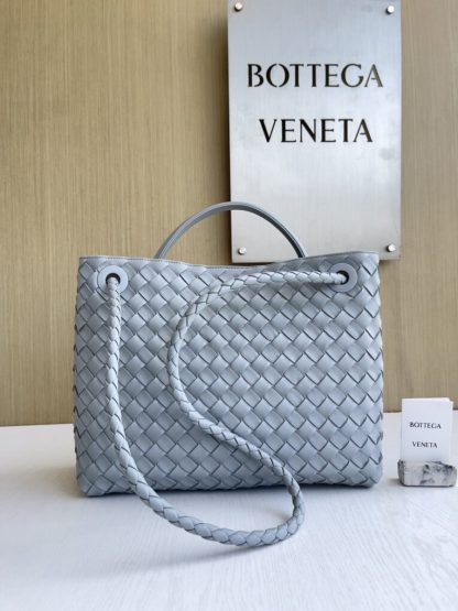 Replica Bottega Veneta Medium Andiamo Tote Bag Top handle bag Sterling #3644 - Image 12