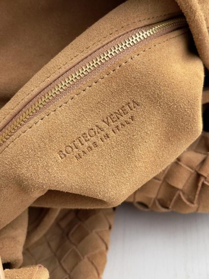 Replica Bottega Veneta Suede Large Hop Brown Shoulder Bag #3687 - Image 10